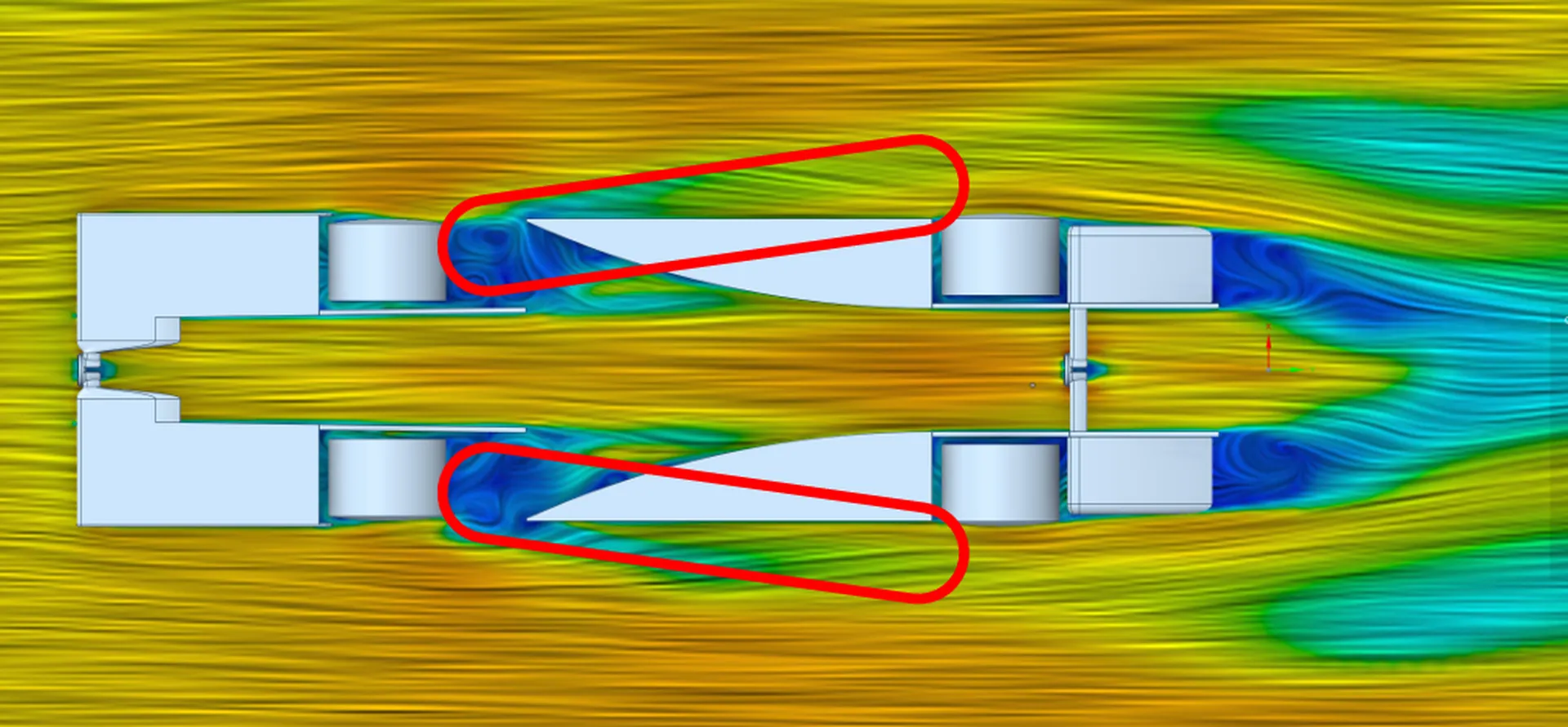 Outward Side pod Design